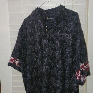 WINGO button down short sleeve surfer shirt 2XL preowned
